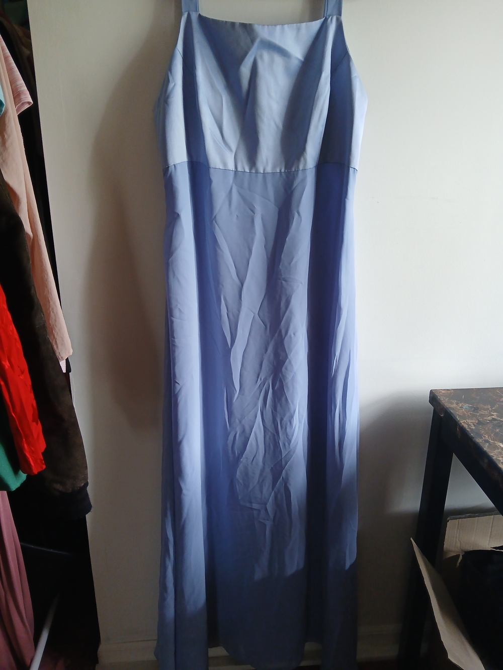Papell Boutique Light Blue Maxi Dress 16